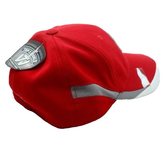 OHIO STATE BUCKEYES College Football Red Baseball Cap~ONE SIZE FITS ALL~NWT - Picture 2 of 4